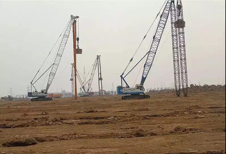 强强联手·夯定未来！郑宇强夯配合宁夏天斧138吨大锤震撼开锤